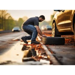 Road Side Assistance Tire Change