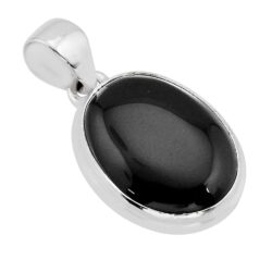 925-sterling-silver-natural-black-onyx-oval-pendant-jewelry-y61956