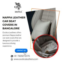 Genuine leather car seat covers (3)