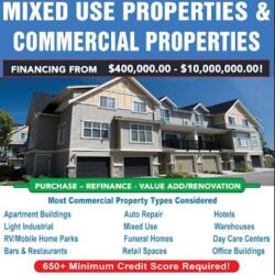 COMMERCIAL & MULTIFAMILY 5+ UNITS FINANCING