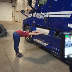 Truck driver fitness program
