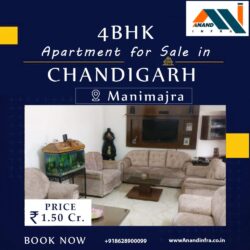 4 BHK Flats for sale in Chandigarh-Anand infra