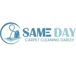 Sameday carpet cleaning darley logo