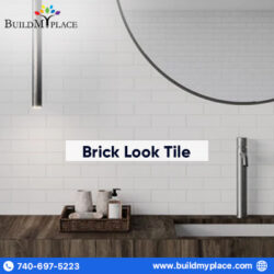 Brick look Tile for kitchen backplash (8)