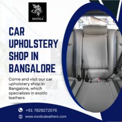 Car upholstery shop in Bangalore_httpswww.exoticaleathers.com
