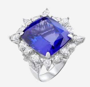 Blue Tanzanite Ring Blue Tanzanite Ring