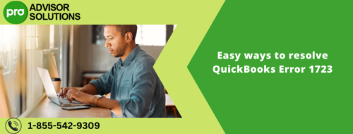 Easy ways to resolve QuickBooks Error 1723 Easy ways to resolve QuickBooks Error 1723