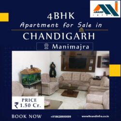 4 BHK Flats for sale in Chandigarh-Anand infra