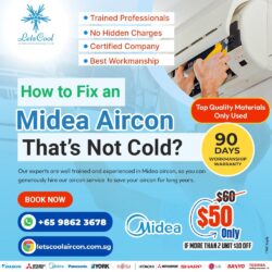 Midea aircon not cold.