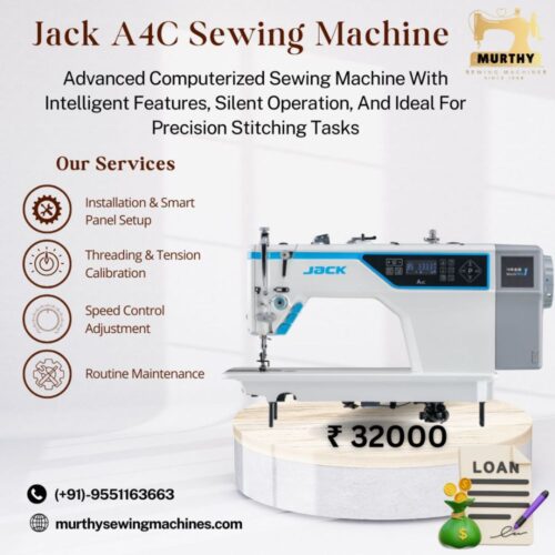Jack A4C Sewing Machine-Murthy Sewing Machines Jack A4C Sewing Machine-Murthy Sewing Machines
