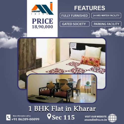 1 BHK Flats for sale in Kharar-Anand infra 1 BHK Flats for sale in Kharar-Anand infra