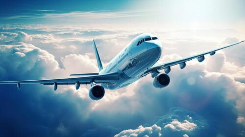 jet-plane-in-flight-generative-ai-photo jet-plane-in-flight-generative-ai-photo