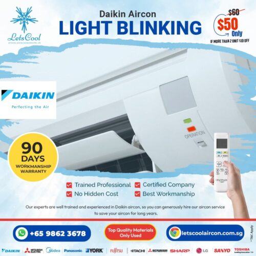 Daikin aircon Light Blinking Daikin aircon Light Blinking