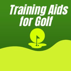 Green Minimalist Golf Courses Poster Landscape