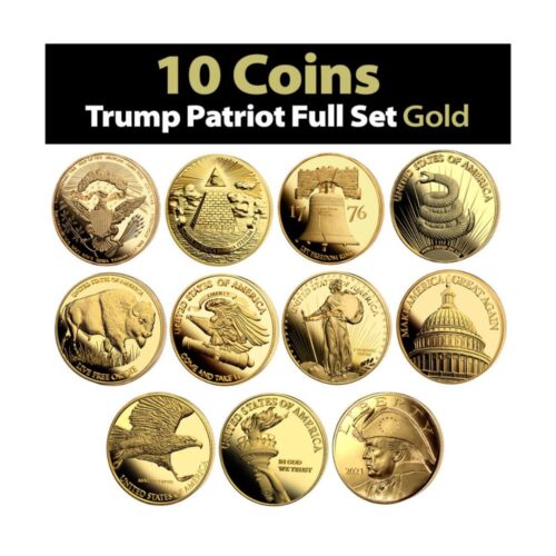 Gold Patriot Trump Full Collection 2015 – 2024 Ten Coins – Bulk Coins Gold Patriot Trump Full Collection 2015 – 2024 Ten Coins – Bulk Coins