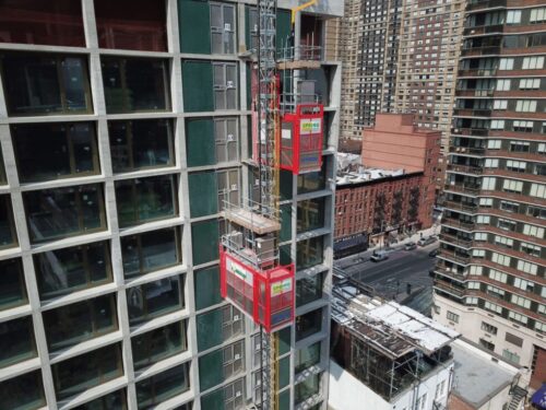 Hoist building construction Hoist building construction