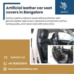 Genuine leather car seat covers