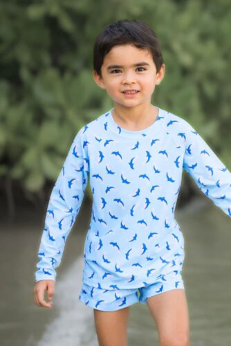 August-Society-Waikiki-Kids-Rash-Guard-Dolphin August-Society-Waikiki-Kids-Rash-Guard-Dolphin