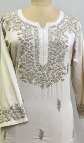 Lucknowi chikan kurti Lucknowi chikan kurti