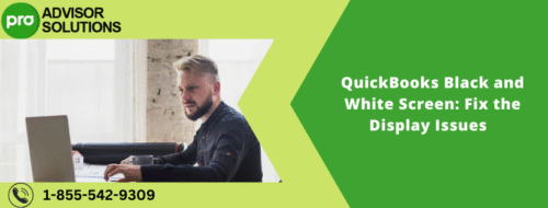 QuickBooks Black and White Screen Fix the Display Issues QuickBooks Black and White Screen Fix the Display Issues