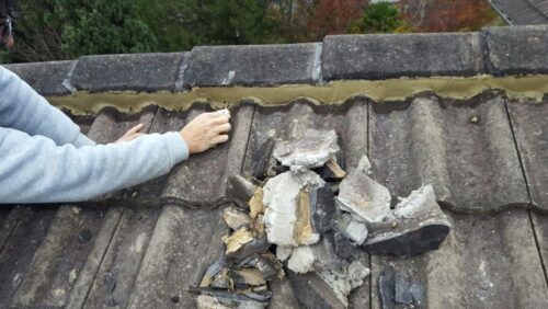 Roof-Repair-Ridge-Cap-Rebedding-Step-4-Weep-Holes (1) Roof-Repair-Ridge-Cap-Rebedding-Step-4-Weep-Holes (1)