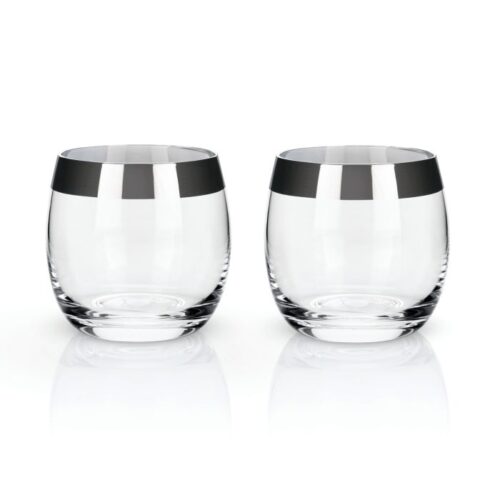 876718034688-ai2-chrome-rim-crystal-tumblers-by-viski 876718034688-ai2-chrome-rim-crystal-tumblers-by-viski