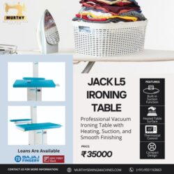 jack L5 Ironing Table-Murthy Sewing Machines (2)
