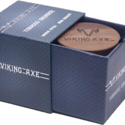 Viking Axe Grinder 63mm 4 Part Wooden Grinder w - Aluminum Threading (GV026-63)