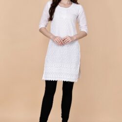 PrettyLady – Online Buy Chicken Kurti Round Neck