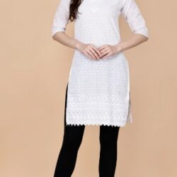 Buy Online Chicken Kurti Collar Neck - PrettyLady