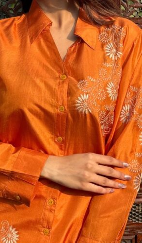 chikankari short kurti chikankari short kurti