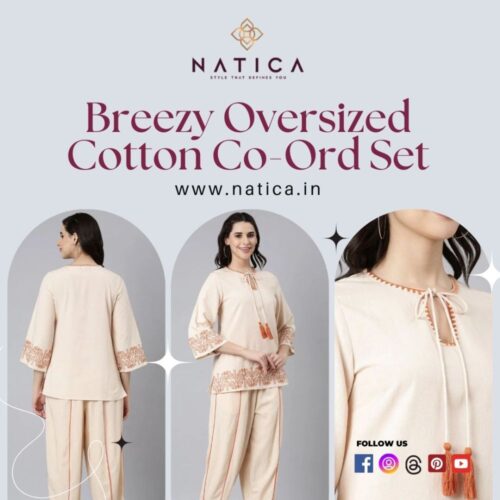 Breezy Oversized Cotton Co-Ord Set Breezy Oversized Cotton Co-Ord Set