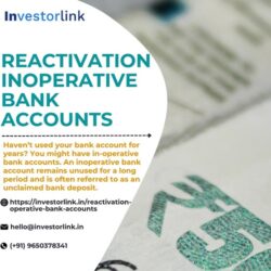 reactivation inoperative bank accounts  Investorlink