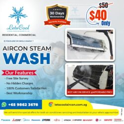 Aircon steam wash