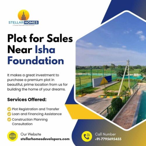 Plot for Sales Near Isha Foundation Plot for Sales Near Isha Foundation