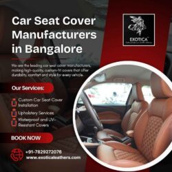 Car Seat Cover Manufacturers In Bangalore