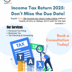 Income Tax Return 2025 Don’t Miss the Due Date!