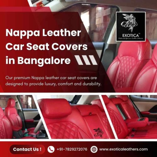 Nappa Leather Car Seat Covers in Bangalore Nappa Leather Car Seat Covers in Bangalore