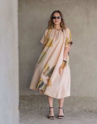Creamy Cocoa Oversized Dress - Babli Clothing Creamy Cocoa Oversized Dress - Babli Clothing