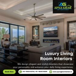 Luxury Living Room Interiors in Bangalore