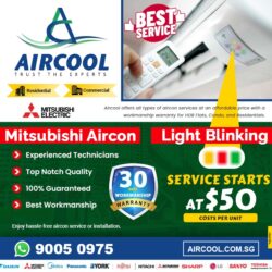 Mitsubishi Aircon Light Blinking