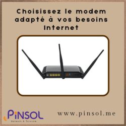 Choisissez le modem adapté à vos besoins Internet