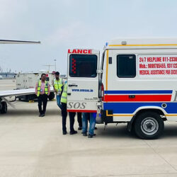 Patient being loaded to AA Deli 2