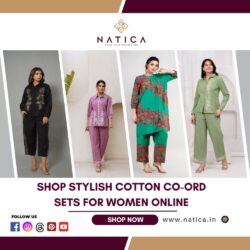 Shop Stylish Cotton Co-ord Sets For Women Online