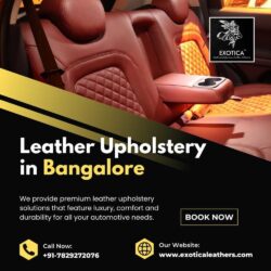 Leather Upholstery in Bangalore