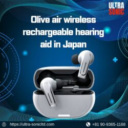 olive air wireless rechargeable hearing aid in japan