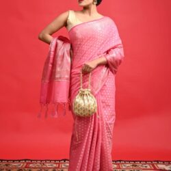 pink-banarasi-saree
