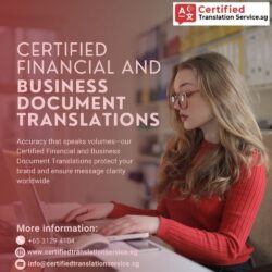Certified Financial and Business Document Translations