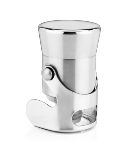 Stainless Steel Heavyweight Champagne Stopper by Viski® Stainless Steel Heavyweight Champagne Stopper by Viski®