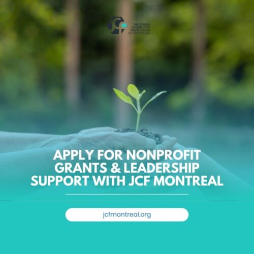 Apply for Nonprofit Grants & Leadership Support with JCF Montreal Apply for Nonprofit Grants & Leadership Support with JCF Montreal